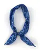 Diadema Personalizada para Bebé Color Opcional Tela de Anacardo Moño Accesorios para el Cabello Diadema con Orejas de Conejo Estampadas Diadema Europea y Americana