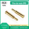 Fábrica por atacado fone de ouvido Bluetooth de alta corrente mola dedal banhado a ouro pogopin conector pino de carregamento da bateria