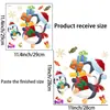 Boneco de Neve de Natal Floco de Neve Adesivos de Banheiro Adesivos de Parede Decorativos para Quarto Banheiro Autoadesivos Atacado Exportação Designs Personalizados