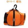 0111 Bolsa redonda de tela Oxford para baloncesto bolsa deportiva de un solo hombro bolsa de red para vaso de agua bolsa de almacenamiento para entrenamiento de voleibol de pie personalización