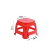 Taburete de plástico engrosado silla de plástico para el hogar taburete de plástico para zapatos banco de plástico taburete alto para adultos apilable venta al por mayor