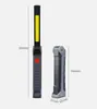 Luz de trabajo LED magnética súper brillante y potente para reparación de automóviles, recargable, plegable, linterna LED para exteriores