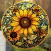 Colgante Acrílico Temu Producto Nuevo Transfronterizo Estilo Bohemio Interior Exterior Decoración Colorida Placa Redonda Acrílica