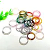 Horquilla antigua anillo prohibido bolsa de material hecho a mano diy anillo de ágata colorido anillo fino de ágata de 2~3 mm precio de fábrica al por mayor