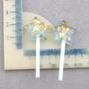 Amor Paleta Estrella de Cinco Puntas DIY Productos Hechos a Mano Dulce Resina Pegamento Crema Accesorios Material para Decoración de Carcasa de Teléfono Móvil