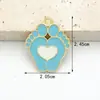 Colgantes de Joyería Esmaltada de Aleación Lindos Dibujos Animados Ropa de Bebé Biberón Pie de Bebé Accesorios para Pulsera Collar Colgante