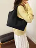 Bolsa de compras moderna, minimalista y ligera, bolsa tote de lona, nueva colección de otoño 2026, estilo retro para el día a día, bolso de hombro