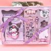 Set de Diario de Caricaturas, Pegatinas Lindas de Cuaderno para Niñas, Caja de Regalo de Papelería con Bolígrafo de Gel, Premios