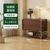 Gabinete de Almacenamiento con Puerta abatible, Vitrina Multifuncional, Gabinete Vintage, Estante de Almacenamiento Estilo Japonés, Revistero Bauhaus de Múltiples Niveles de Pie