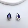 Accesorios para Joyería DIY Chapado en Cobre Vidrio Gancho Dorado Borde de Flor Colgante Gota Pendientes Pulsera Material con Cuentas Accesorios