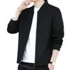 Abrigo Estilo Coreano para Hombre Primavera y Otoño Nuevo Traje de Béisbol para Jóvenes Top Casual Versátil Chaqueta Ropa de Hombre de Moda