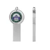 Memoria USB Conmemorativa Escolar con Insignia Giratoria, Logo Personalizable, 16g 32g 64g, Regalo Creativo Giratorio de Graduación