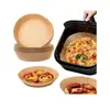Fabricante de papel para freidora de aire, papel para pizza, papel absorbente de aceite, platos para servir, recipientes de papel de aluminio para freidora de aire, platos para kimchi, papel para olla