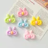 Zuecos Pequeños de Resina para Bricolaje Accesorios Lindos de Globo con Lazo Hebilla de Flor Imán para Nevera Decoración de Coche Llavero