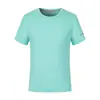 Camiseta de Seda de Gelo de Alta Qualidade Secagem Rápida Gola Redonda Manga Curta Verão Roupa de Trabalho Camisa Publicitária Corporativa Cultural Estampada com Logo