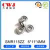 Rolamento de Aço Inoxidável Smr74Zz Smr74-2Rs 4*7*2.5 Sl-740Zz para Motores