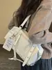 2026 Bolso Retro de Gran Capacidad Nuevo para Mujer Mori Lindo Retro Casual Nicho Cruzado de un Solo Hombro Bajo el Brazo Bolso Dumpling