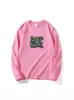 Camiseta de Manga Larga para Mujer, Estilo Nuevo de Primavera y Otoño, Cuello Redondo, Diseño de Estampado de Letras de Nicho, Camiseta Básica Versátil Casual