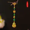 Qianli JiangshanFulu Pintura de Paisagem Dinastia Song Estética Montanha Verde Esmalte Estilo Chinês Retrô Joia Broche Pingente