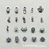 Shanxi Prata Antiga Retrô Panax Notoginseng Fivela de Prata Colar Pulseira Fivela de Peixe Fivela de Aba Seizing OT Acessórios de Joias DIY Wen Play