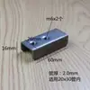 Conectores de Tubo Cuadrado Conexión Interna de Tubo en Forma de U Accesorios Estantería Fijaciones sin Soldadura Tubo de Mueble Hebilla Interna Sujetadores
