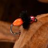 Juego de anzuelos para moscas y mosquitos venenosos, cebo Micro Luya, anzuelo de pesca con boca de caballo, anzuelo para insectos venenosos, tira blanca, tira de harina, semilla de melón, lentejuelas, cebo falso