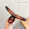 Presilha de cabelo garra para primavera e verão, grampo de cabelo feminino, estilo coreano, novo modelo 2026, preto, elegante, adiciona volume, presilha tubarão extragrande