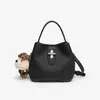 Bolso de Moda con Patrón de Lichi 2026 Nuevo Más Vendido para Mujer, Bolso de Hombro, Bolso Cubo Elegante Versátil de Nicho
