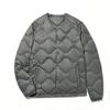 Pinghu 2026 Nova Jaqueta de Penas Masculina Leve Portátil Camada Interna de Penas Penugem de Pato Branco Roupa Interna Quente Casaco de Inverno