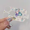 Adesivo de Strass em Formato de Coração para Apple 17P/17PM/18P/18PM Adsorção Eletrostática Strass de Cor Oca Protetor de Lente de Câmera Feminino