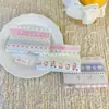 21 Piezas de Tela de Algodón Cepillado Rayada con Estampado de Gato de Dibujos Animados para Ropa Infantil y Bolsas Hechas a Mano para Bricolaje