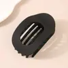 Celebridad de Internet Pinza Elegante para Agarrar Nuevo Pinza para el Cabello Redonda de Tierra Plana Agarre Fuerte Diente Fuerte Flexible Pinza para el Cabello Curva Cómoda