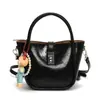 Bolso de Mano de Moda Bolso Cubo Bolso Cruzado para el Trabajo Nuevo Simple de Moda para Mujer Elegante Versátil Casual Bolso de Dama