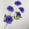 Flores Artificiales para Boda Colección Morada Serie Salón de Bodas Jardín Monet Arco Exterior Muro de Flores Estudio Fotográfico Floral Paisajismo