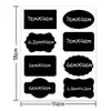Amazon botella de vidrio botella de plástico escribible removible reutilizable PVC impermeable pizarra pegatina pegatina
