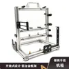 Chasis abierto ensamblaje universal portátil matx computadora de escritorio rack aleación de aluminio DIY personalidad creativa disipación de calor