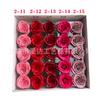 Rosa al por mayor engrosada hidratante de alta calidad simulación flor de jabón de rosa terminada cabeza de flor material para ramo de San Valentín hecho a mano