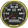 Yate Motor Marino Generador Tacómetro Pantalla Digital Tacómetro RPM 52mm 316L