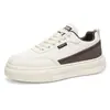 Moda Retro Masculina Tênis de Plataforma Grossa Novo Estilo para Todas as Estações Jovem Estudante Cadarço Antiderrapante Respirável Casual Esportivo Tênis Tendência