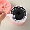 Aspirador de Pó Portátil Automático Pequeno de Mesa Recarregável Mini Borracha Limpador de Teclado Máquina de Sucção de Poeira