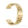 Para huawei gt samsung apple iwatch correa de reloj de metal universal tres acero inoxidable tres perlas correa S8S9