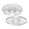 Almohadilla nasal para gafas montura sin montura silicona suave clip de bayoneta tipo boca almohadilla nasal de tarjeta montura de hoja soporte Hoja Accesorios al por mayor