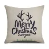 Funda de Almohada Cómoda y Amigable con la Piel Estilo Navideño Árbol de Navidad Linda para Hogar Dormitorio Oficina Respaldo Cojín de Sofá
