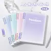 Cuaderno de hojas sueltas de alto valor b5 cuaderno desmontable cuaderno simple estudiantes universitarios, estudiantes de secundaria y preparatoria estilo ins cubierta blanda más