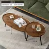 Mesa de Centro Simples Estilo Nórdico para Uso Doméstico, Mesinha Lateral para Sofá de Apartamento Pequeno, Mesa Pequena com Pés de Madeira, Mesa de Chá Redonda, Mesa de Centro Pequena