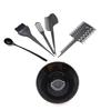 Set de Herramientas para Teñir el Cabello Gorro de Silicona para Mechas Pincel para Teñir el Cabello Guantes de Goma Pinza de Cocodrilo Bufanda de Peluquería En Stock