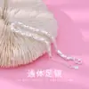 Pulsera Corazón Trébol de Cuatro Hojas de Plata Pura S999 Lujo Accesible Diseño de Nicho Pulsera para Mejor Amiga Accesorios Femeninos de Plata Esterlina Regalo de Cumpleaños
