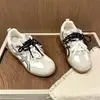 Zapatillas deportivas retro alemanas de suela gruesa para mujer, nuevo modelo otoño 2026, de malla transpirable, versátiles, de suela blanda, zapatillas casual blancas