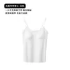 Camisola de seda Bohang com design de peça única, sem cortes, sutiã com bojo em formato de gota d'água, alças finas elásticas, camisola de seda genuína