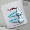 Clip para el Cabello de Conejito de Dibujos Animados Clip BB Clip Dulce Lindo para Niños Clip para Flequillo Clip para Cabello Rebelde Pinza de Estrella de Cinco Puntas Pasador Accesorios para el Cabello